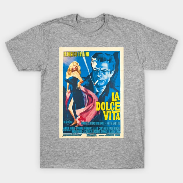 La Dolce Vita (1960) T-Shirt by akastardust